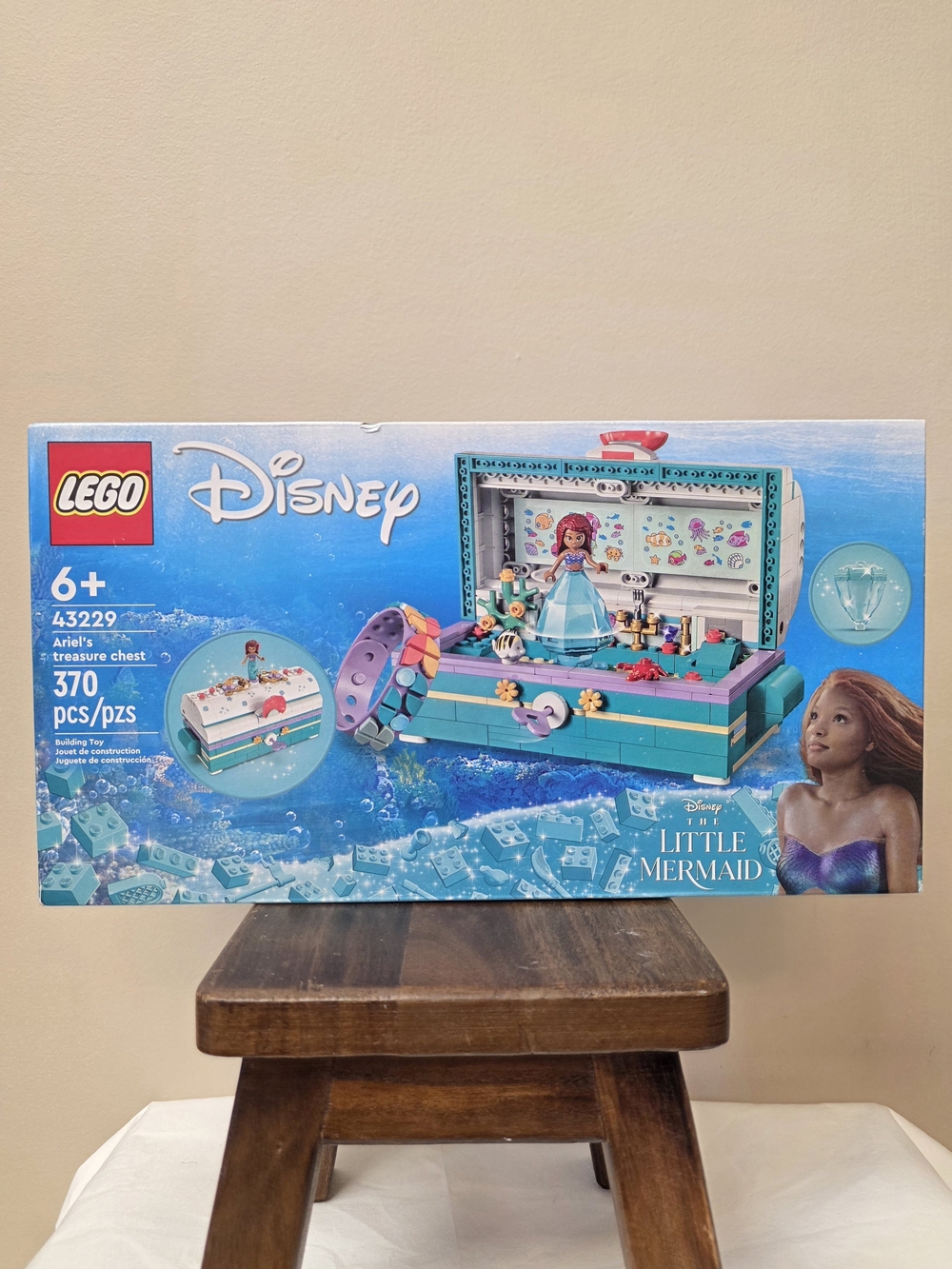LEGO 43229 Disney Ariel Treasure Chest - Unopened, Sealed Box